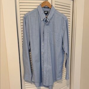Lands' End Men's Sky Blue Button Down Shirt